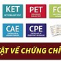 Các Cấp Độ Tiếng Anh Cambridge