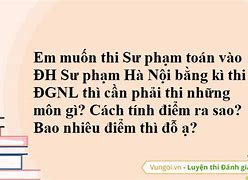 Cách Tính Điểm Thi Đgnl Hà Nội